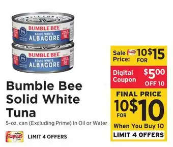 ShopRite Solid White Tuna offer