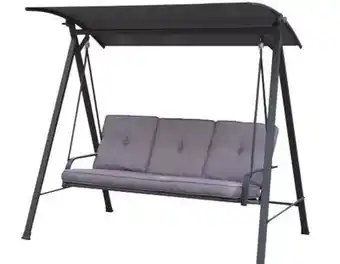 Ace Hardware 3-Person Cushioned Canopy Bench Swing offer