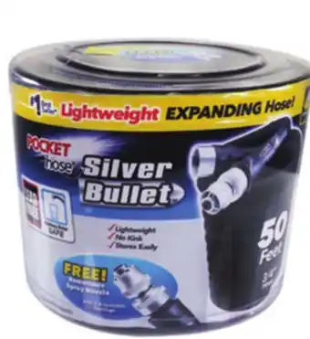 Ace Hardware 50' Pocket Hose Silver Bullet offer