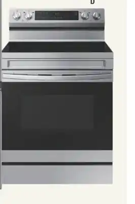 The Home Depot SAMSUNG 6.3 cu. ft. Stainless Steel Electric Range offer