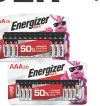 The Home Depot ENERGIZER Max Alkaline Batteries offer