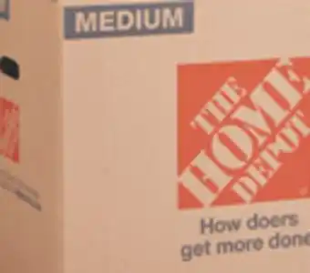 The Home Depot Medium Moving Box with Handles offer