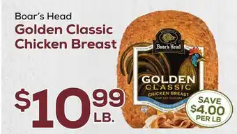 DeCicco & Sons Boar's Head Golden Classic Chicken Breast offer