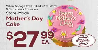 DeCicco & Sons Mother's Day Cake offer