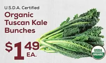 DeCicco & Sons Organic Tuscan Kale Bunches offer