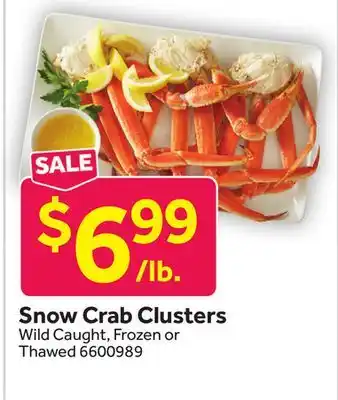 Stop&Shop Snow Crab Clusters offer