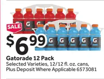 Stop&Shop Gatorade 12 Pack offer