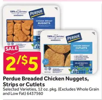 Stop&Shop Perdue Breaded Chicken Nuggets, Strips or Cutlets offer