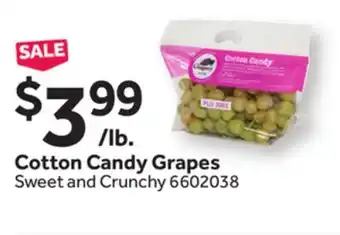Stop&Shop Cotton Candy Grapes offer