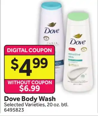 Stop&Shop Dove Body Wash offer
