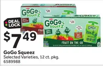 Stop&Shop GoGo Squeez offer