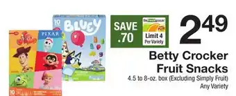 The Fresh Grocer Fruit Snacks offer