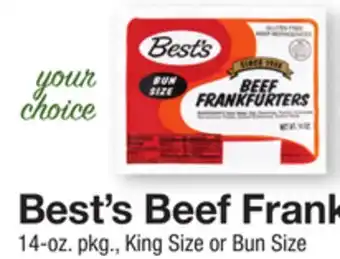 The Fresh Grocer Beef Franks offer