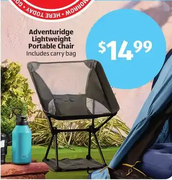 Aldi Adventuridge Lightweight Portable Chair offer