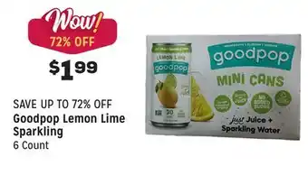 Grocery Outlet Lemon Lime Sparkling offer