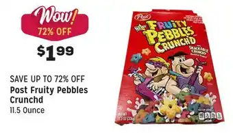 Grocery Outlet Fruity Pebbles Crunchd offer