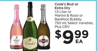 Food 4 Less Cook's Brut or Extra Dry offer