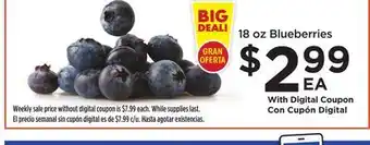 Food 4 Less 18 oz Blueberries offer