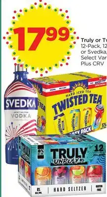 Food 4 Less Truly or Twisted Tea offer