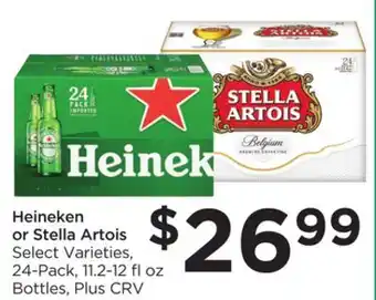 Food 4 Less Heineken or Stella Artois offer