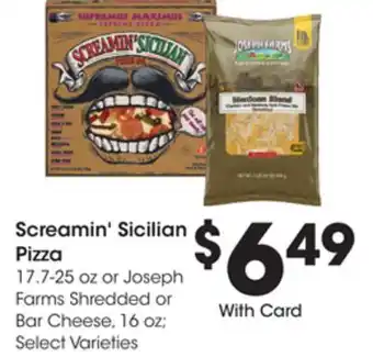 Ralphs Screamin' Sicilian Pizza offer