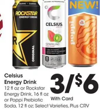 Ralphs Celsius Energy Drink offer