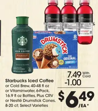 Ralphs Starbucks Iced Coffee offer