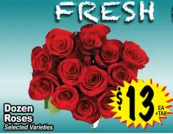 Superior Grocers Dozen Roses offer