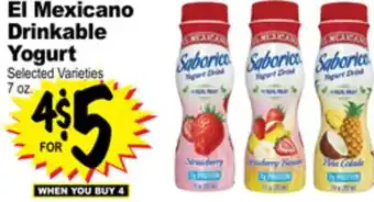 Superior Grocers El Mexicano Drinkable Yogurt offer