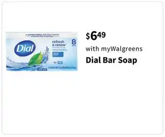 Walgreens Dial Bar Soap offer