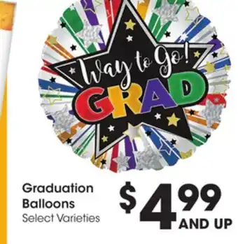 Ralphs Graduation Balloons offer