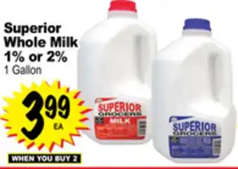 Superior Grocers Superior Whole Milk offer