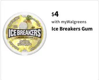 Walgreens Ice Breakers Gum offer
