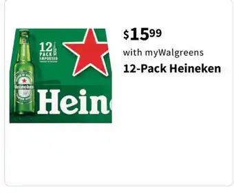 Walgreens 12-Pack Heineken offer