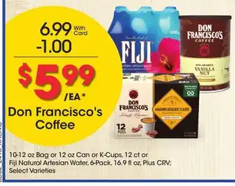 Ralphs Don Francisco's Coffee offer