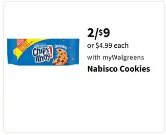 Walgreens Nabisco Cookies offer