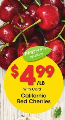 Ralphs California Red Cherries offer