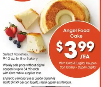 Ralphs Angel Food Cake offer