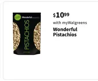 Walgreens Wonderful Pistachios offer