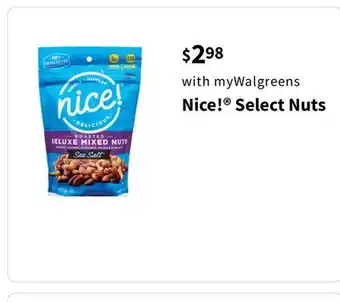 Walgreens Nice! Select Nuts offer