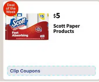 Walgreens Scott Paper Products offer