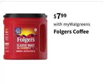 Walgreens Folgers Coffee offer