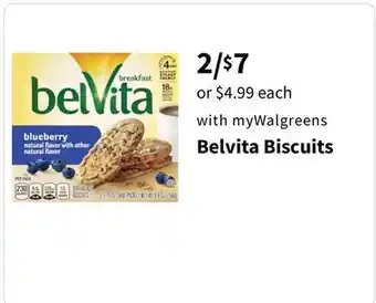 Walgreens Belvita Biscuits offer