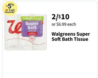 Walgreens Walgreens Super SoftBath Tissue offer