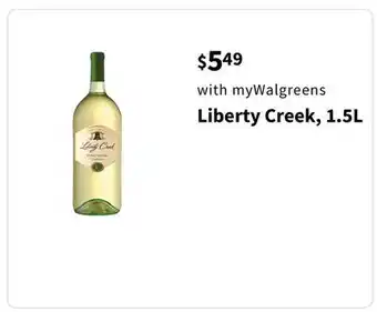 Walgreens Liberty Creek, 1.5L offer