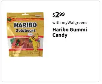 Walgreens Haribo Gummi Candy offer