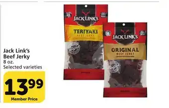 Vons Jack Link's Beef Jerky offer