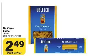 Vons De Cecco Pasta offer