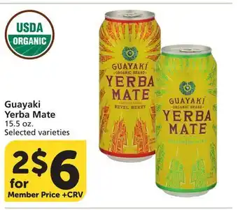 Vons Guayaki Yerba Mate offer