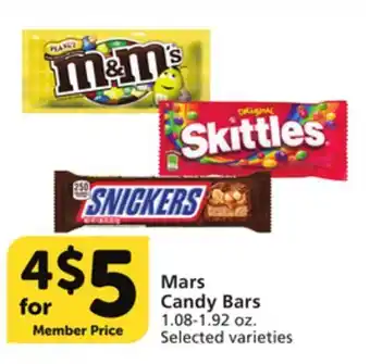 Vons Mars Candy Bars offer